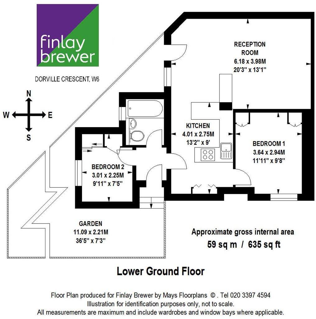 Dorville Crescent, London W6 floorplan