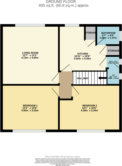 Woodside Avenue, Burnage floorplan