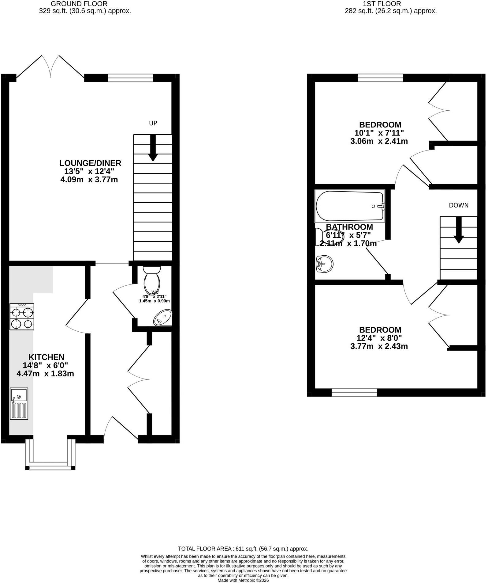 Reed Cottages, Great Cambourne, CB23 floorplan