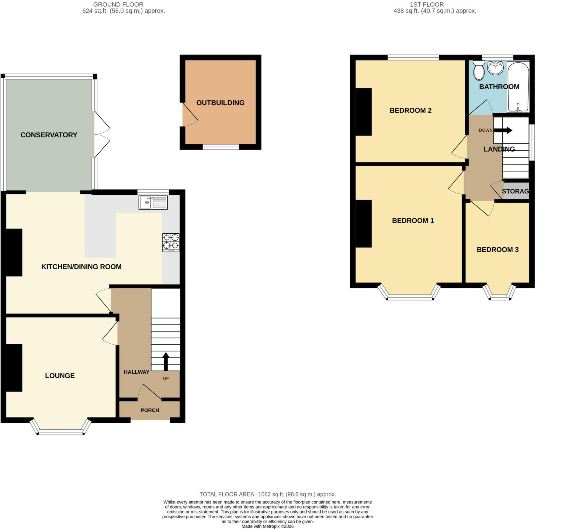 Heyville Road, Bebington floorplan