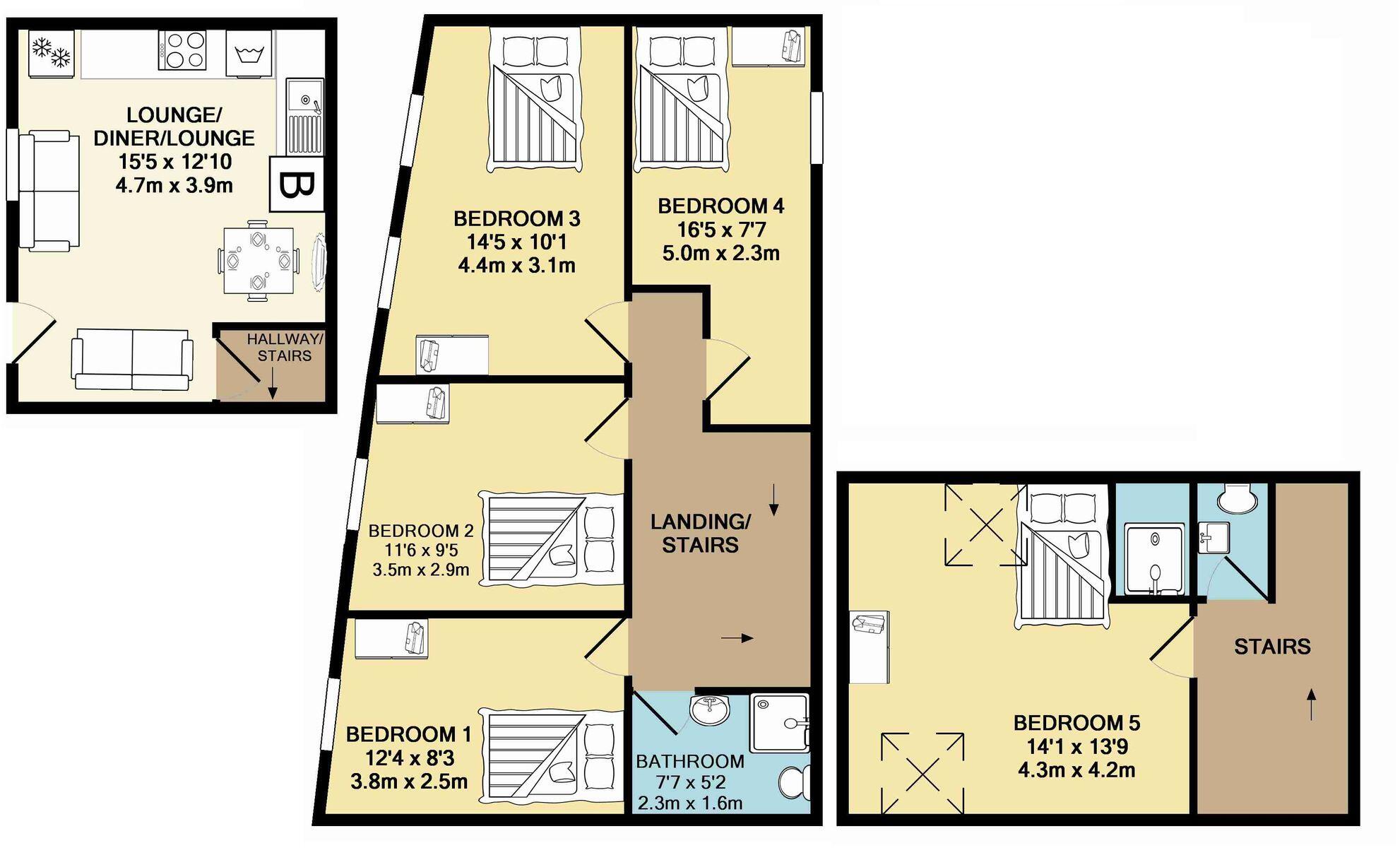 Peveril Street, Nottingham, NG7 floorplan