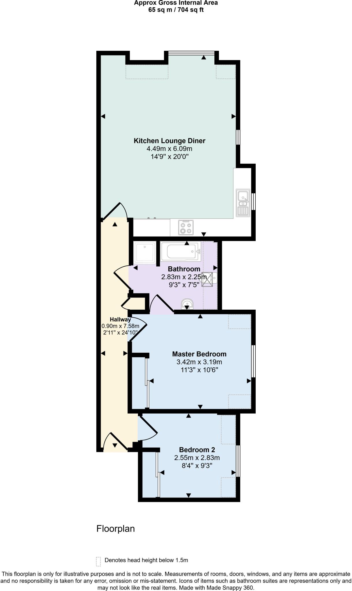 Pinehurst Road, West Moors floorplan