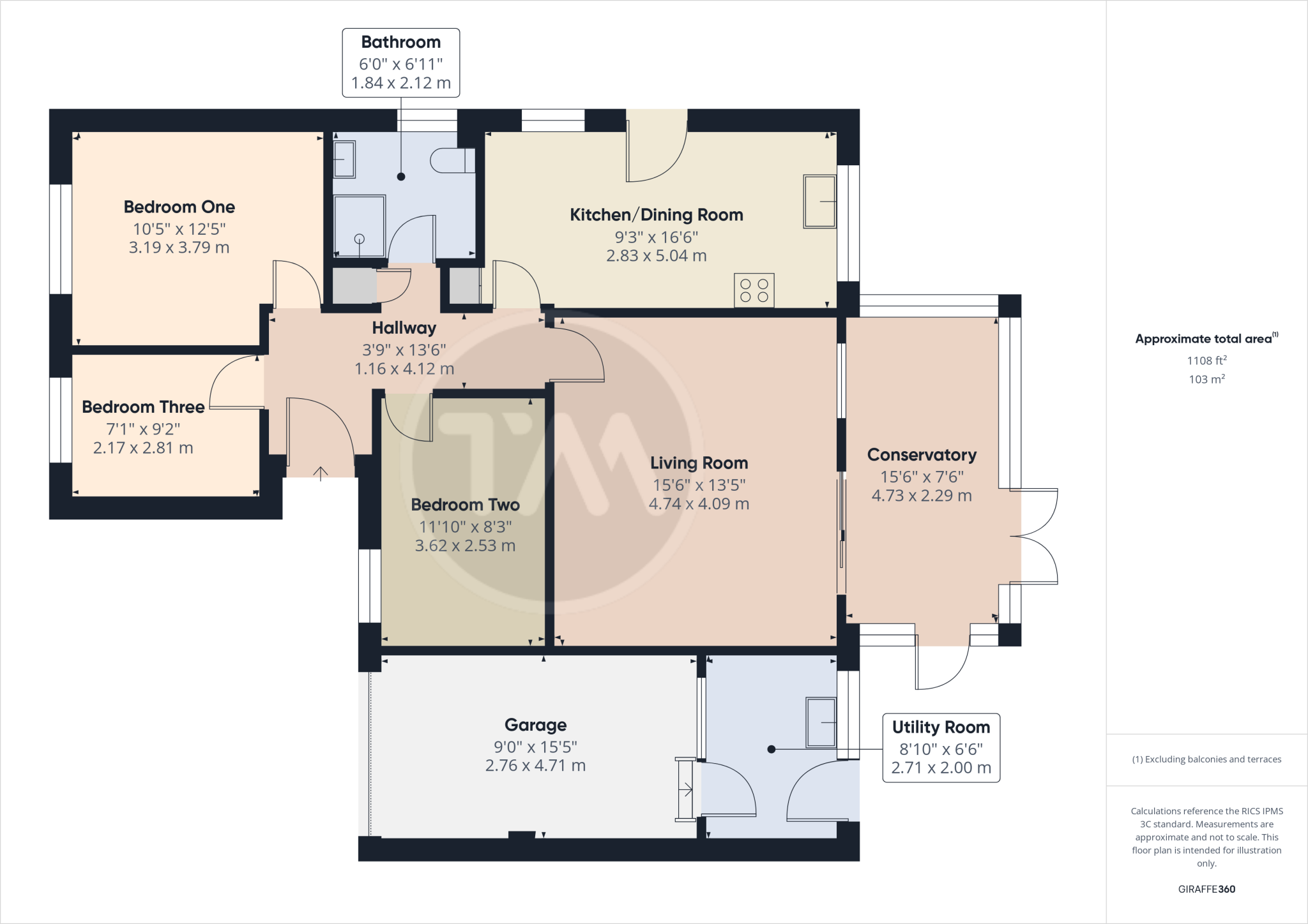 Woodlands, Warboys, Huntingdon, Cambridgeshire, PE28 floorplan