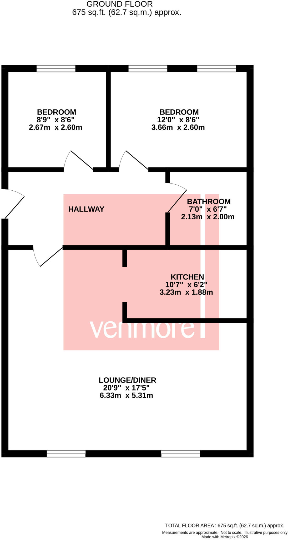 Anglican Court, Liverpool, Merseyside, L8 floorplan