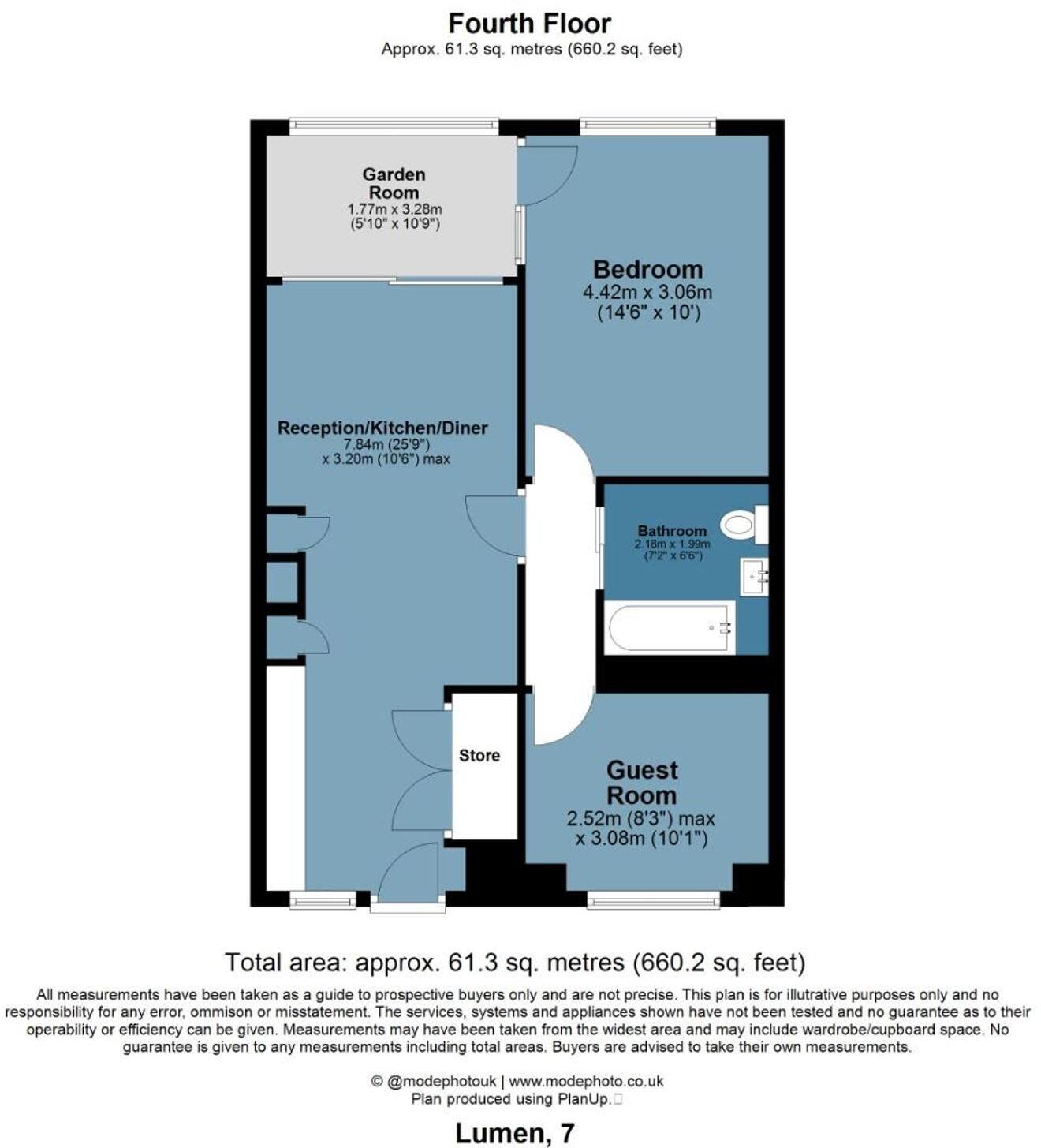 Lumen, Fish Island floorplan