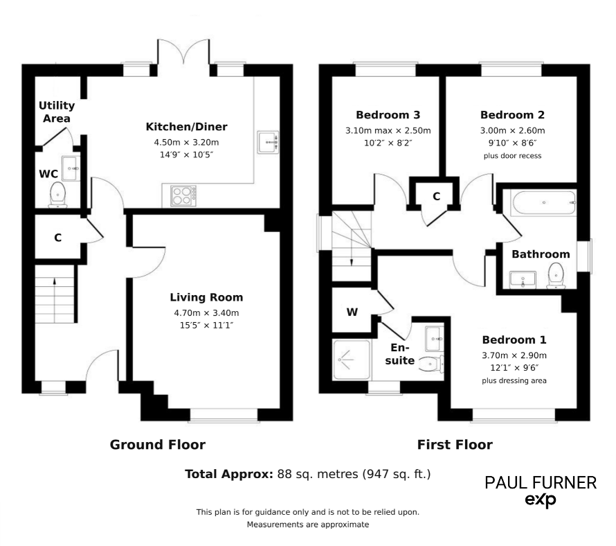 Blackthorn Way, Cullompton, Devon, EX15 1QH floorplan