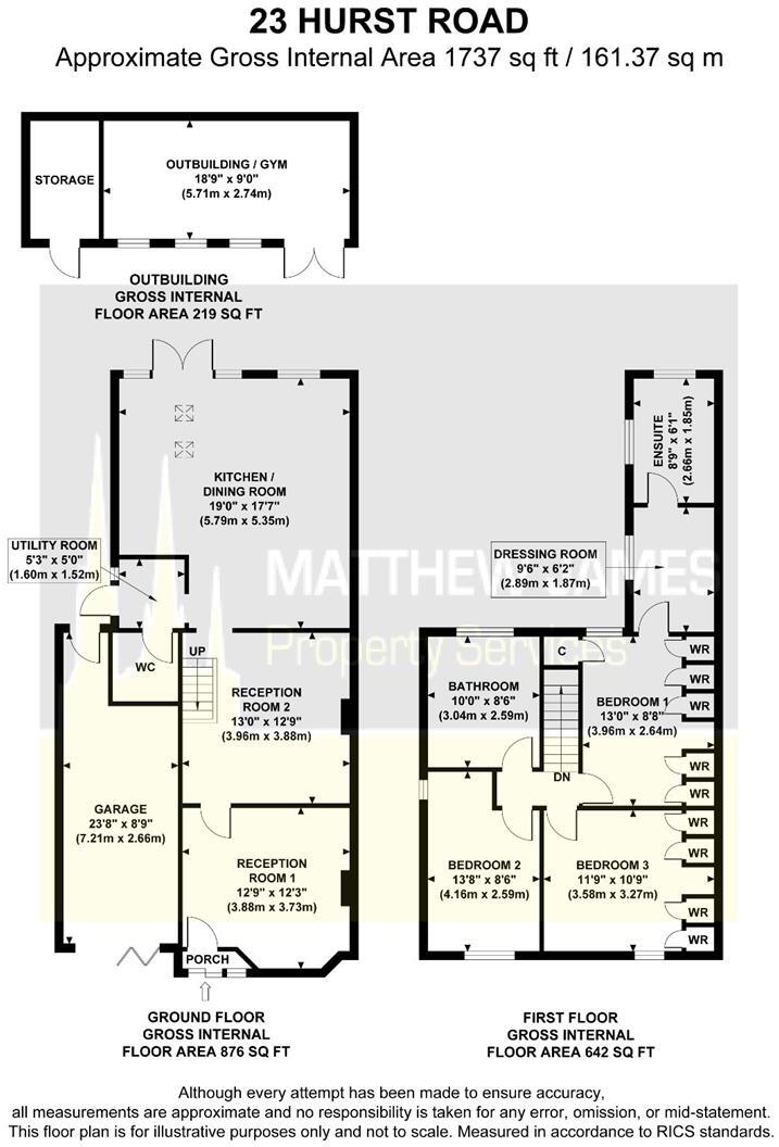 Hurst Road, Longford, Coventry *Extended* floorplan