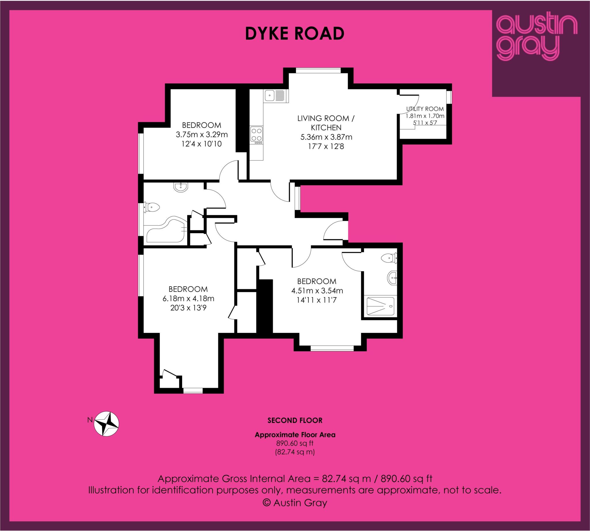 Dyke Road, Brighton floorplan