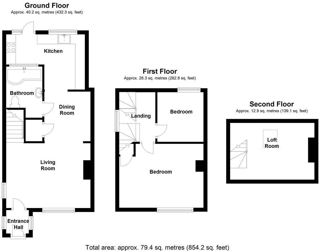 Pixmore Avenue, Letchworth Garden City, SG6 1RJ floorplan