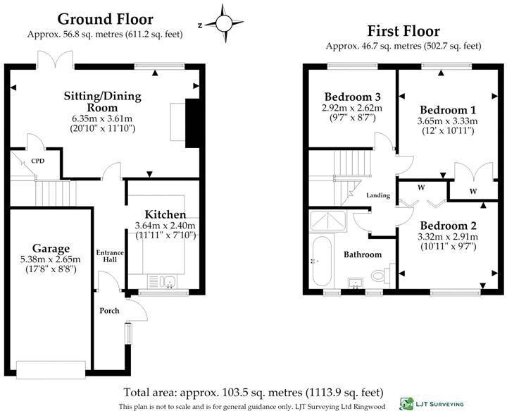 Mulberry Gardens, Fordingbridge floorplan