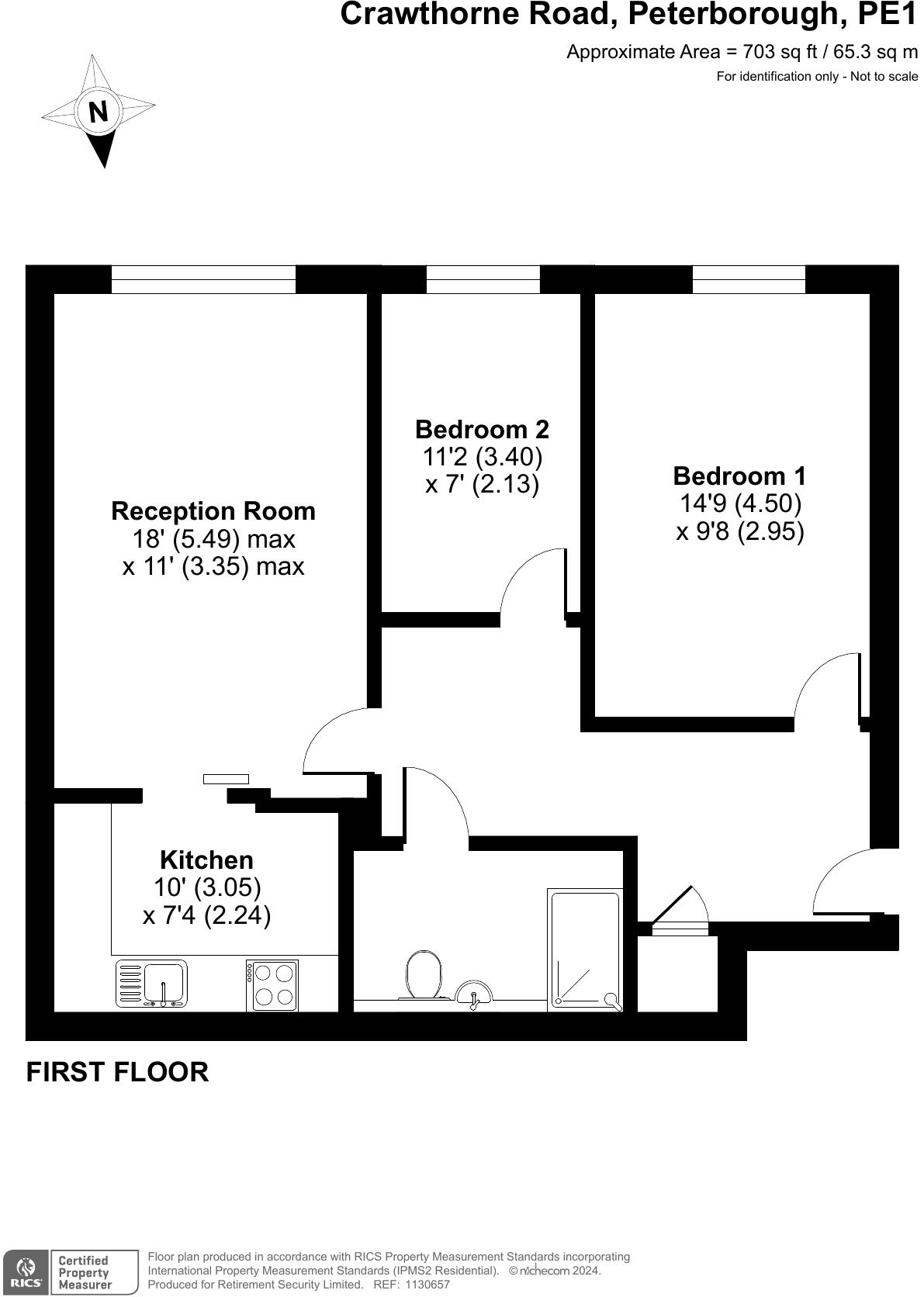 Crawthorne Road, Peterborough, PE1 floorplan