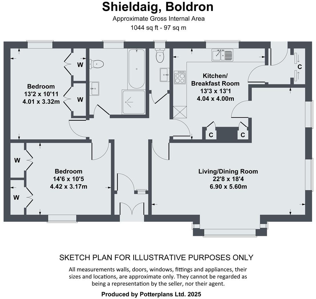 Shieldaig, Boldron Lane, Startforth, Barnard Castle floorplan