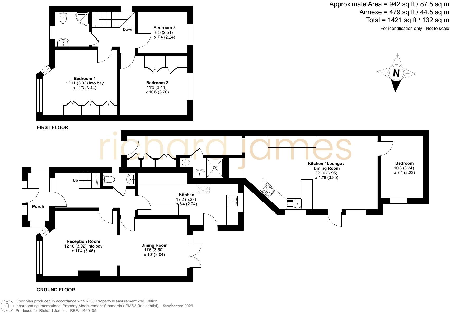 Wheeler Avenue, Stratton St Margaret, Swindon, SN2 floorplan