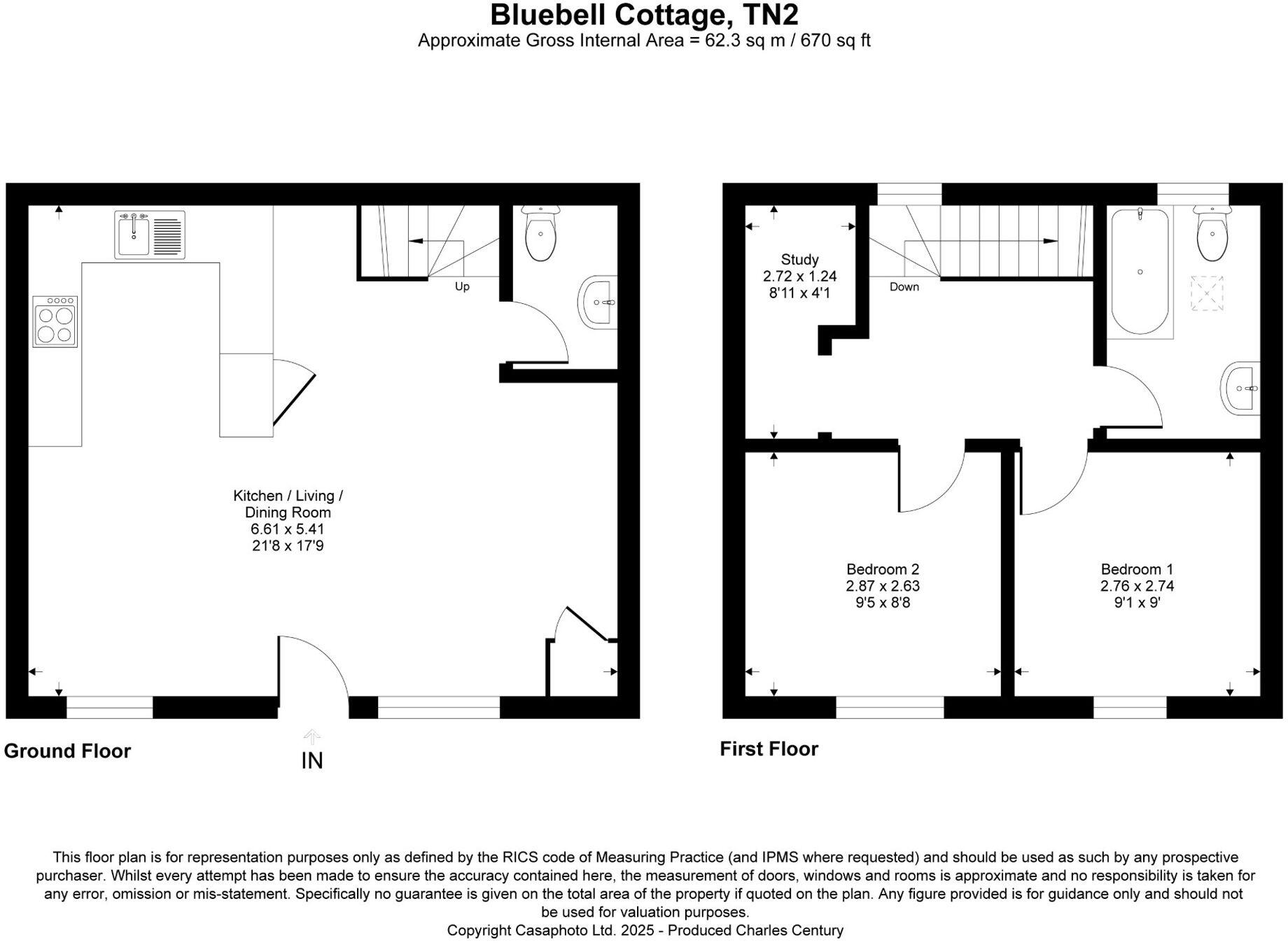 Broadwater Lane, Tunbridge Wells, TN2 floorplan