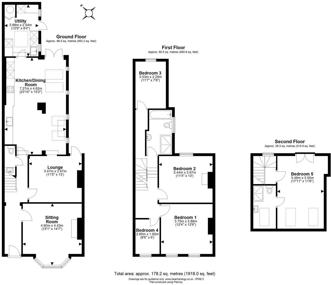 Huntingdon Road, Cambridge floorplan