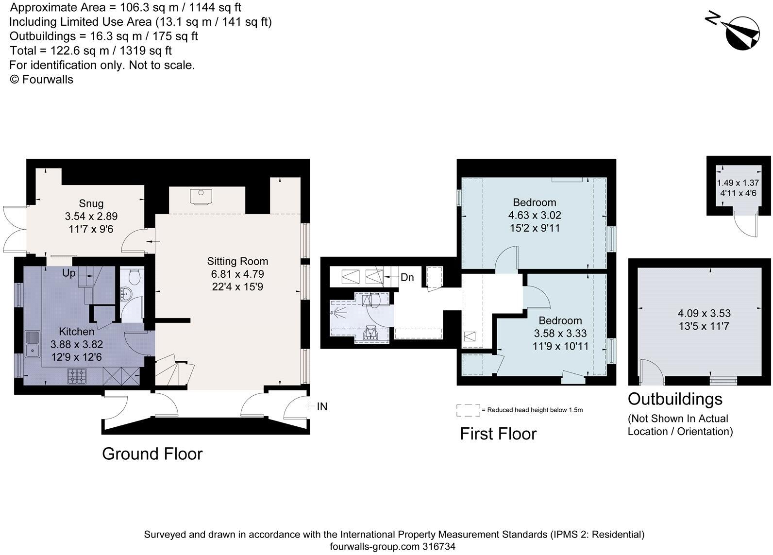 Lower Swell, Cheltenham, Gloucestershire, GL54 floorplan