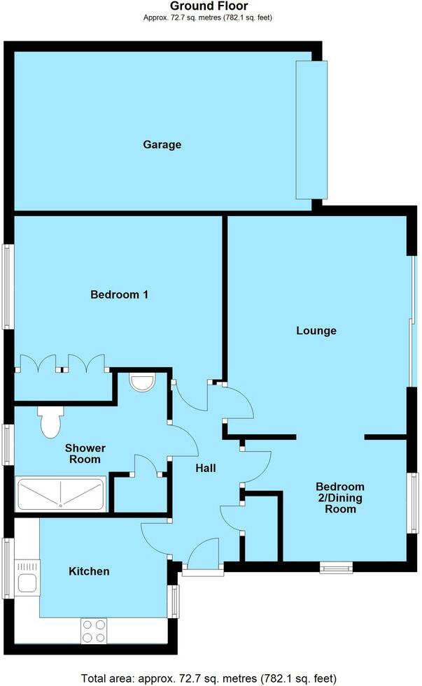 The Hawthorns, Lutterworth, LE17 floorplan
