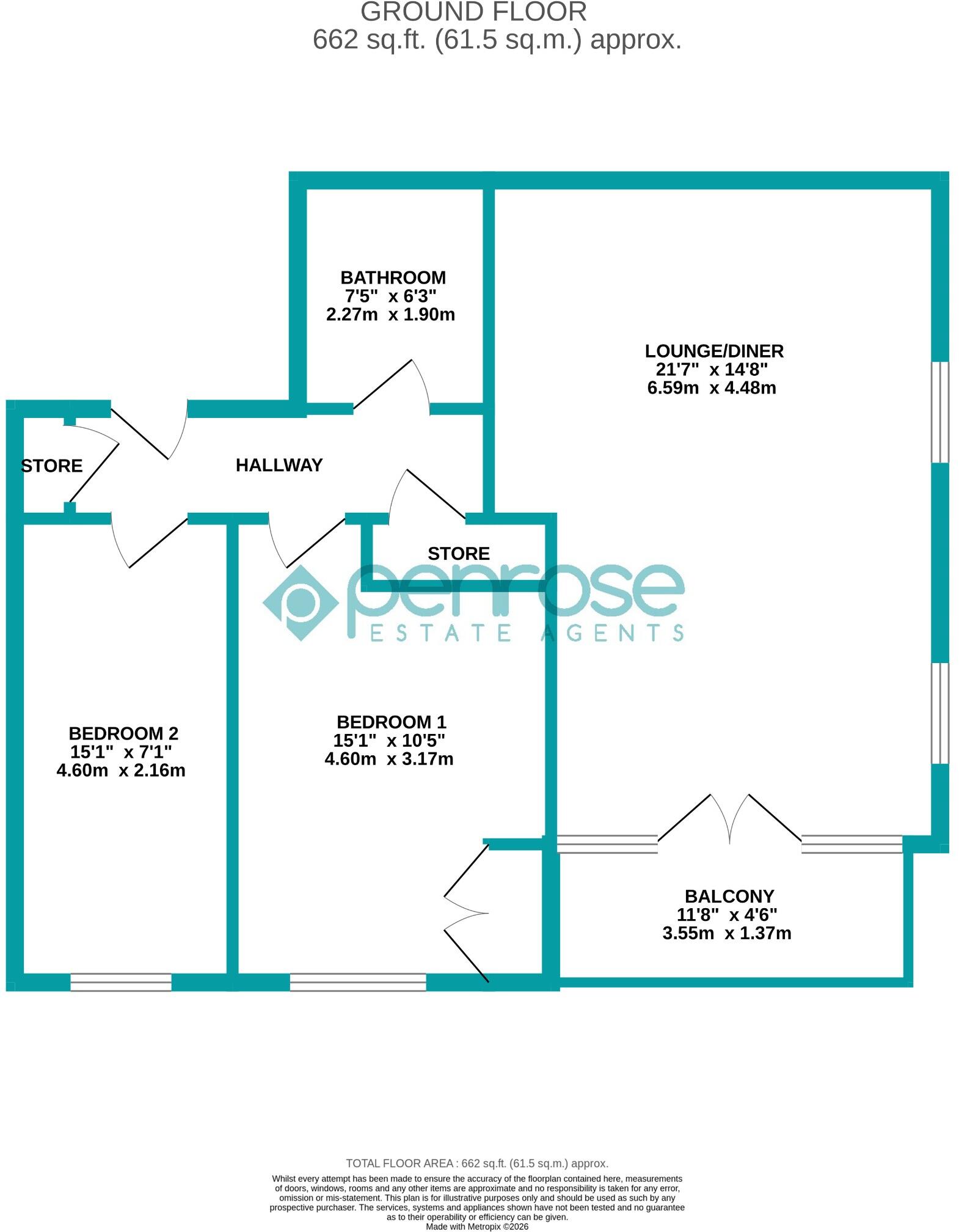 Duroco Court, Collie Place, Houghton Regis floorplan