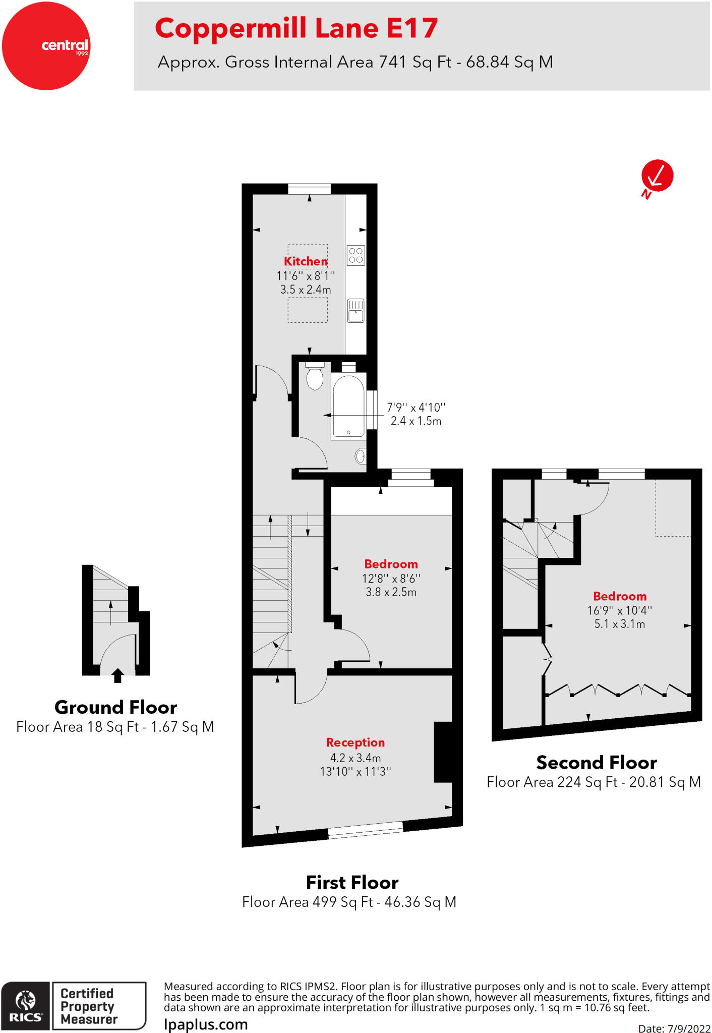 Coppermill Lane, Walthamstow, London, E17 floorplan