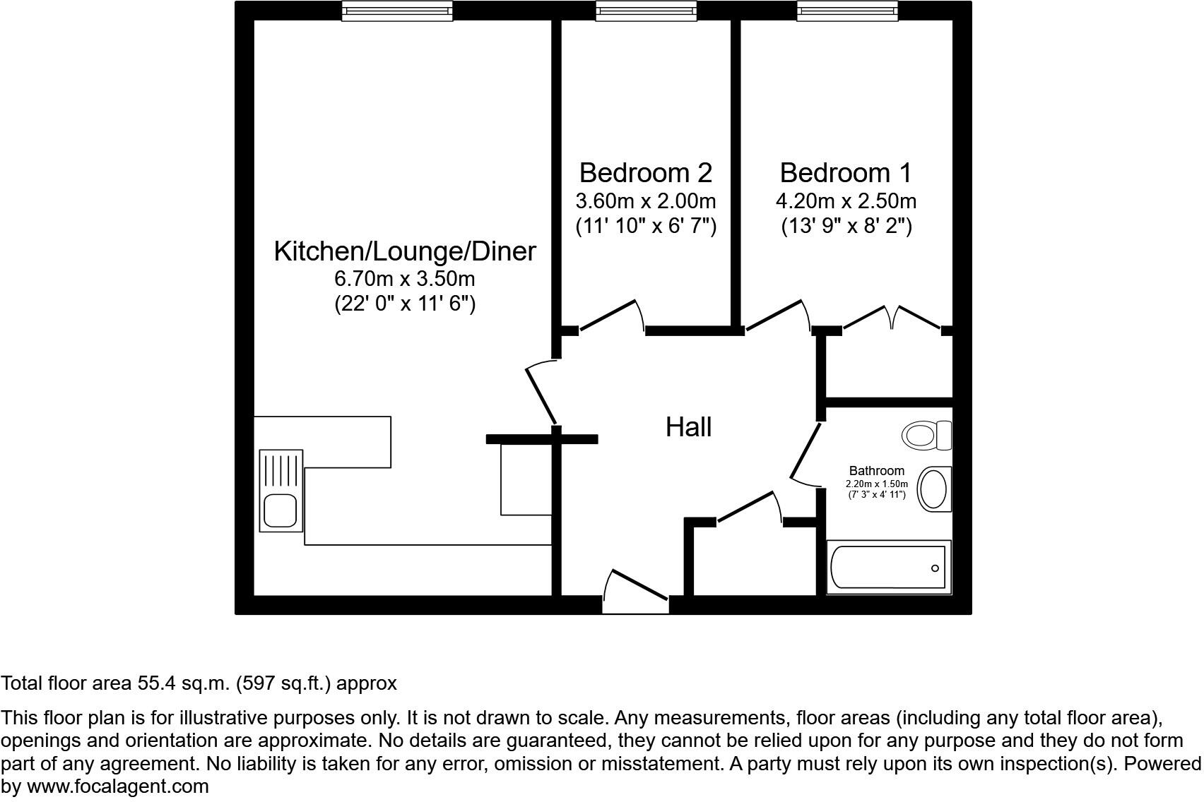 Redfearn Mews, North Yorkshire, HG2 floorplan