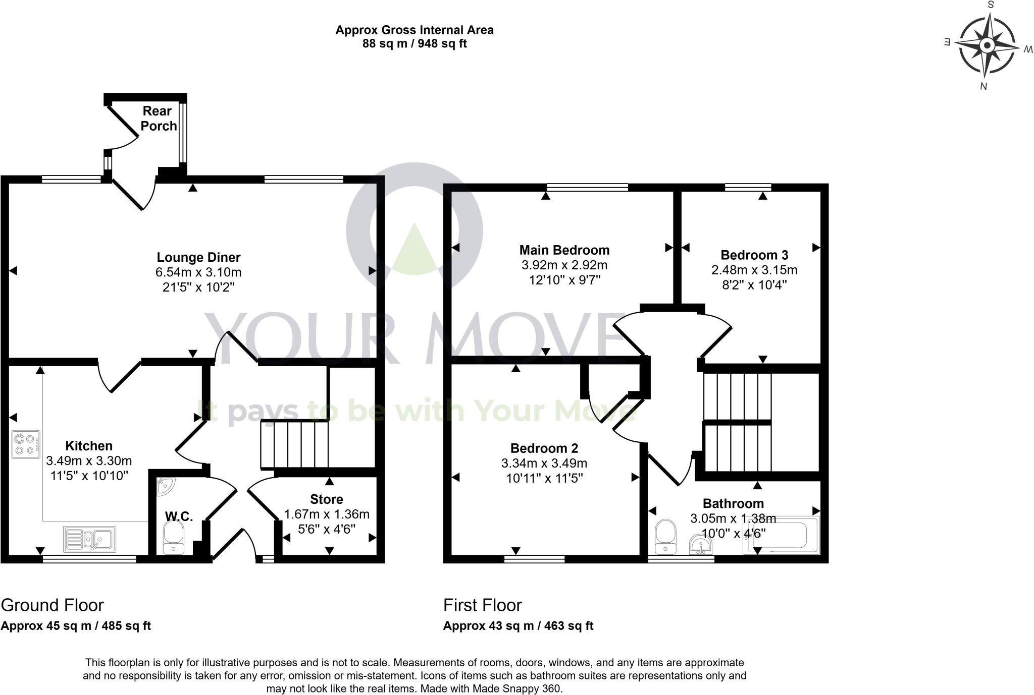 Blair Avenue, Glenrothes, Fife, KY7 floorplan