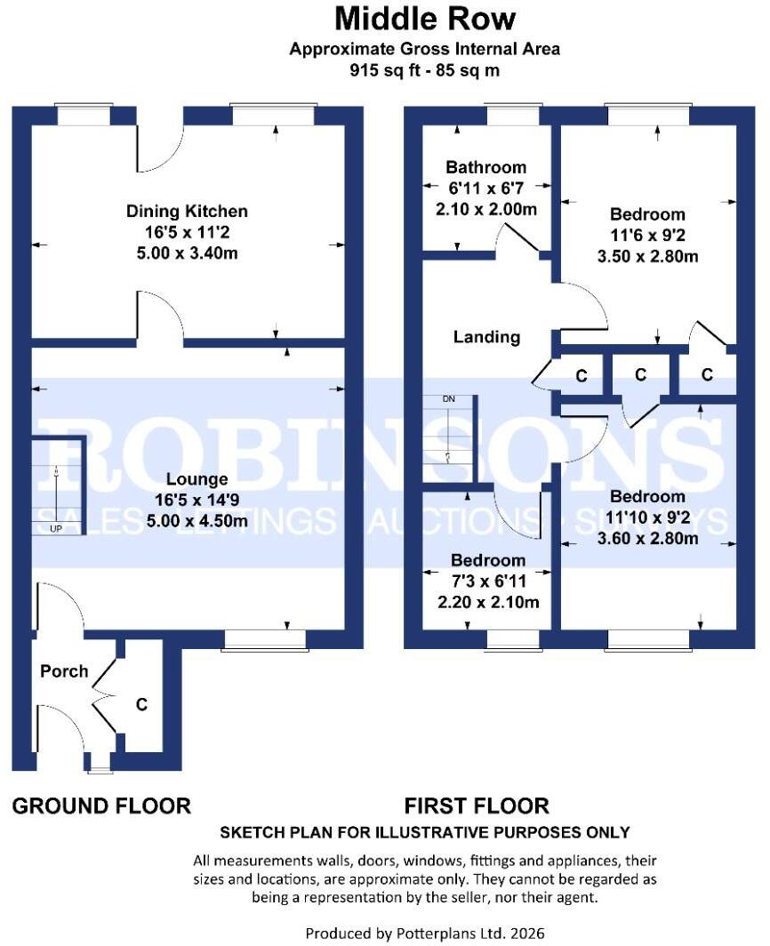 Middle Row, Woodstone Village, Houghton Le Spring floorplan