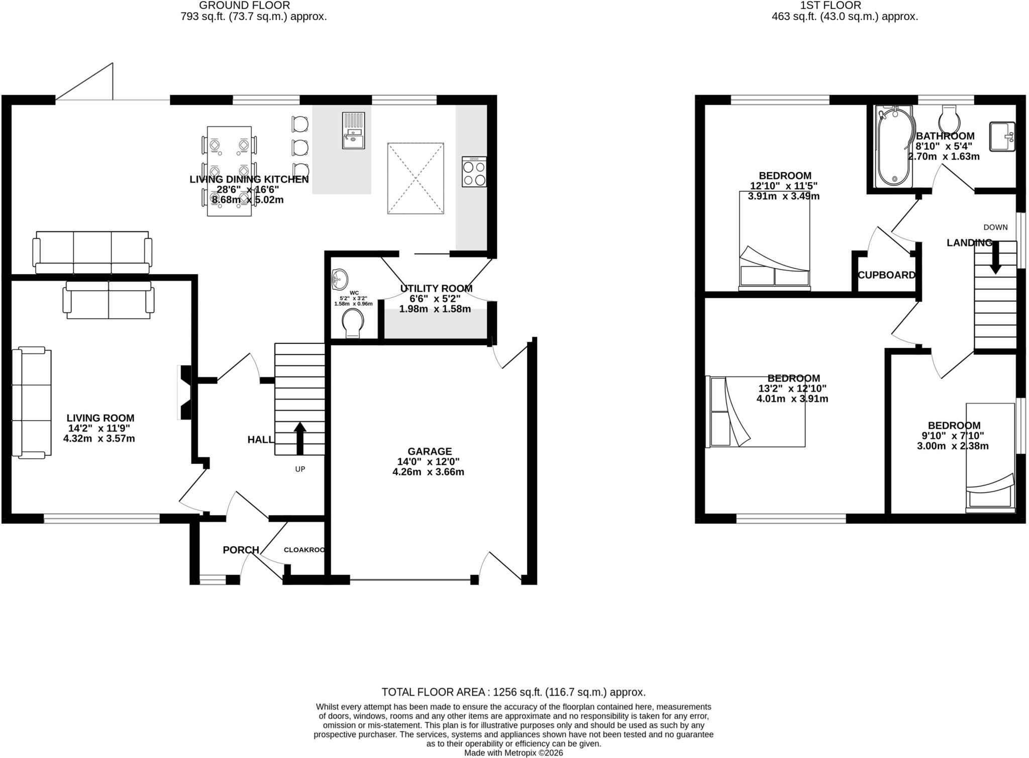 Boothfields, Knutsford floorplan