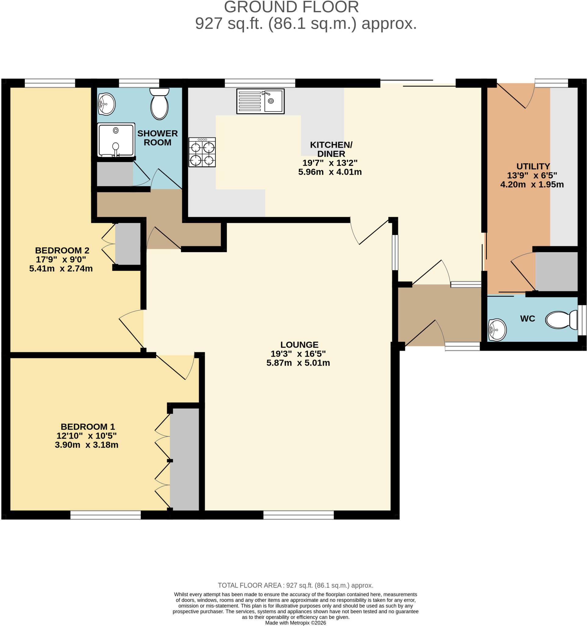 North End, Goxhill, North Lincs, DN19 floorplan