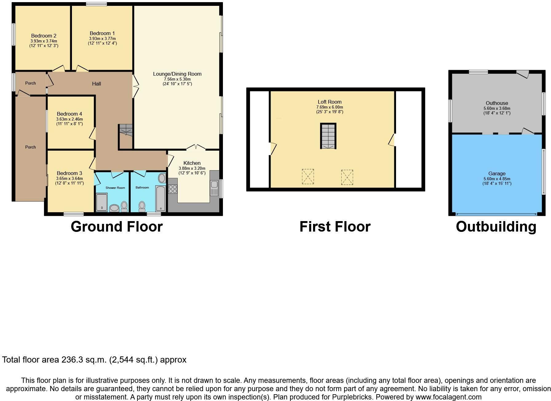 Higham Road, Rochester, ME3 floorplan