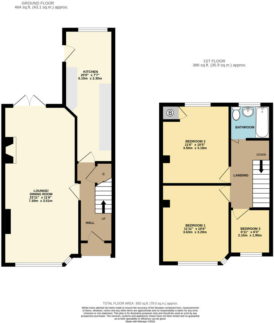 Hallbrook Road, Coventry floorplan