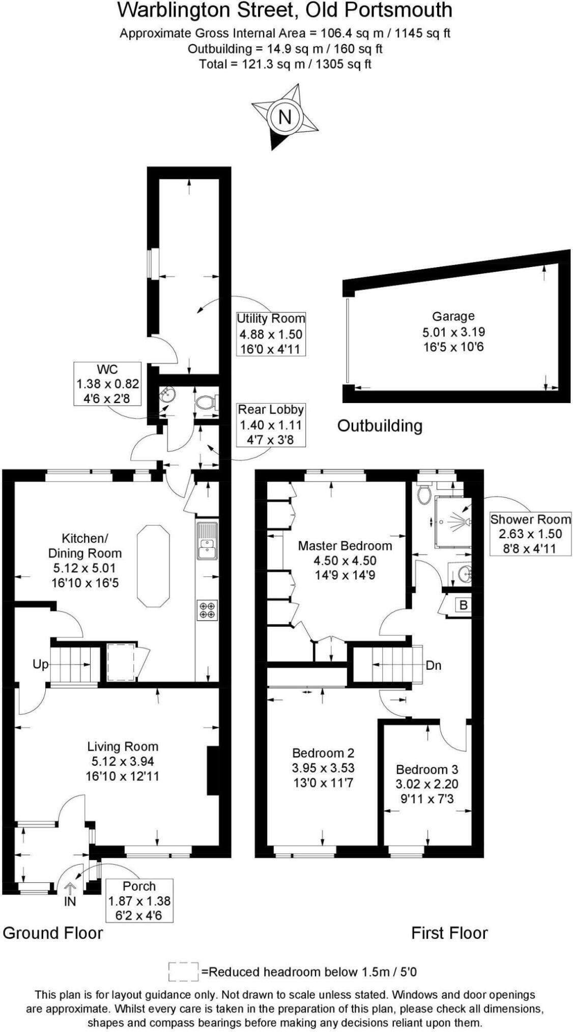 Warblington Street, Old Portsmouth PO1 2ET floorplan