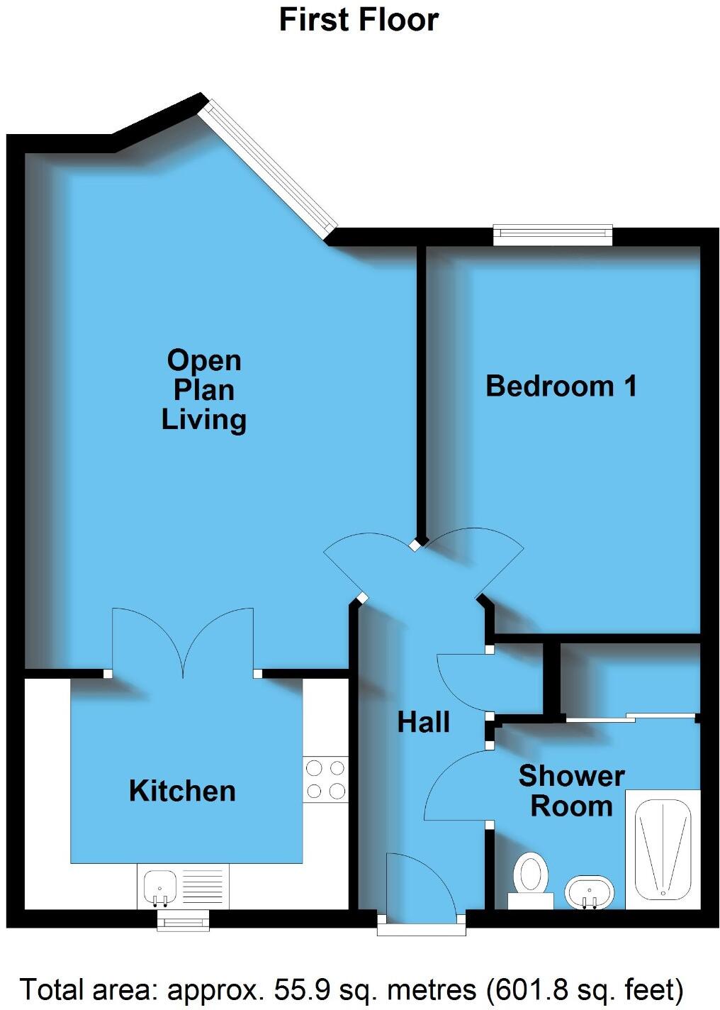 Knightsbridge Court, Chester City Centre floorplan