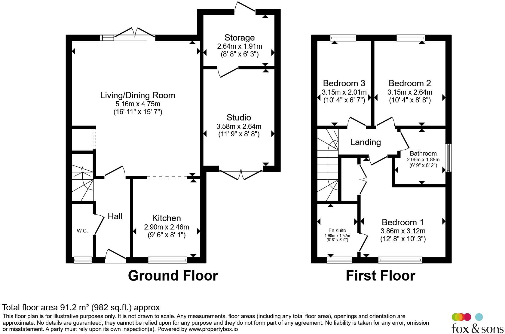 Covert Close, Axminster floorplan