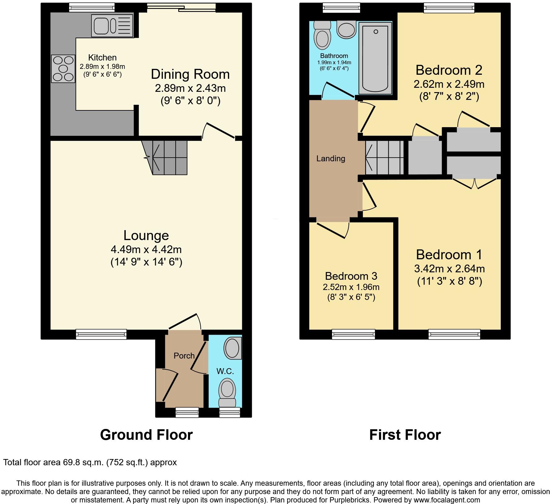 Grafton Close, Sutton-in-Ashfield, NG17 floorplan