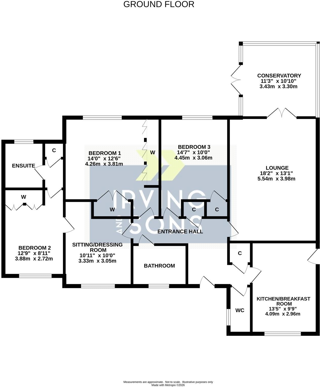 The Chase, Verwood, Dorset, BH31 floorplan