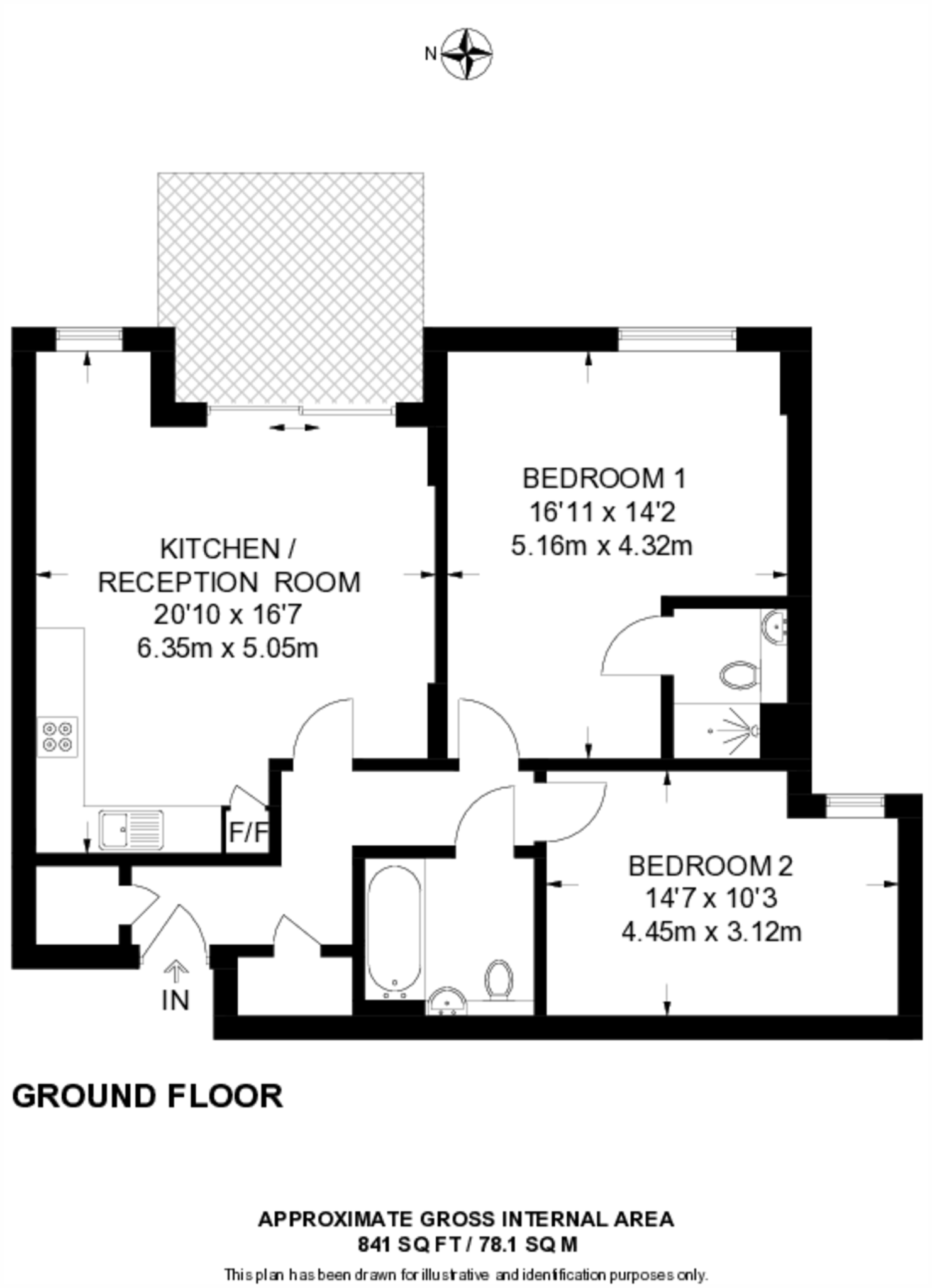 Brunswick House, Neasden, London, NW10 floorplan