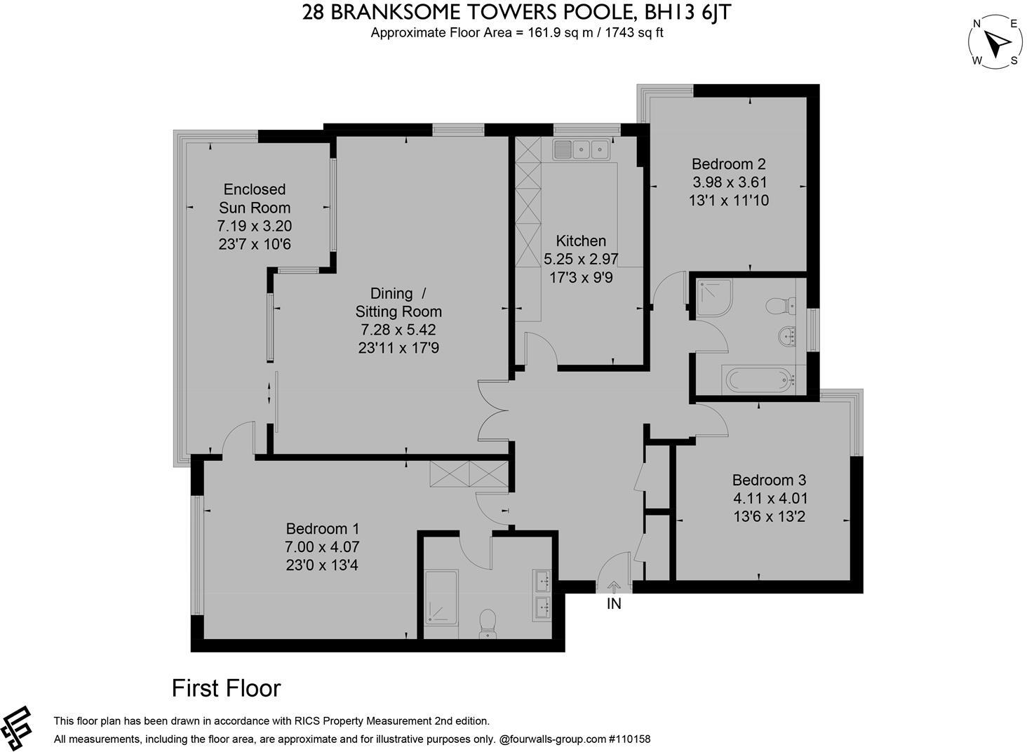 Branksome Towers, Branksome Park floorplan
