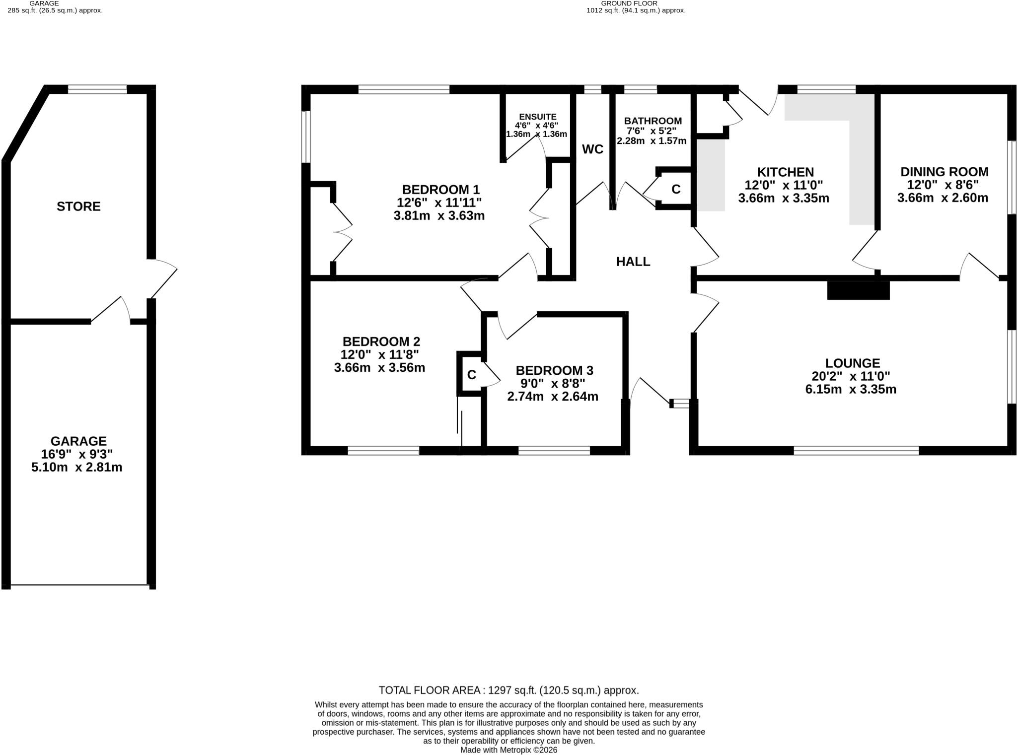 Beverley Rise, Ilkley, West Yorkshire, LS29 floorplan
