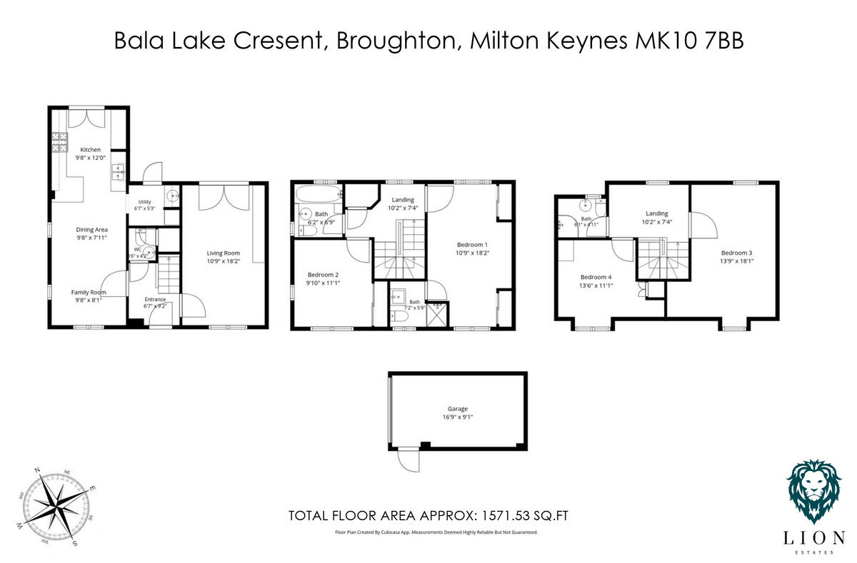 Bala Lake Crescent, Broughton, Milton Keynes, MK10 floorplan
