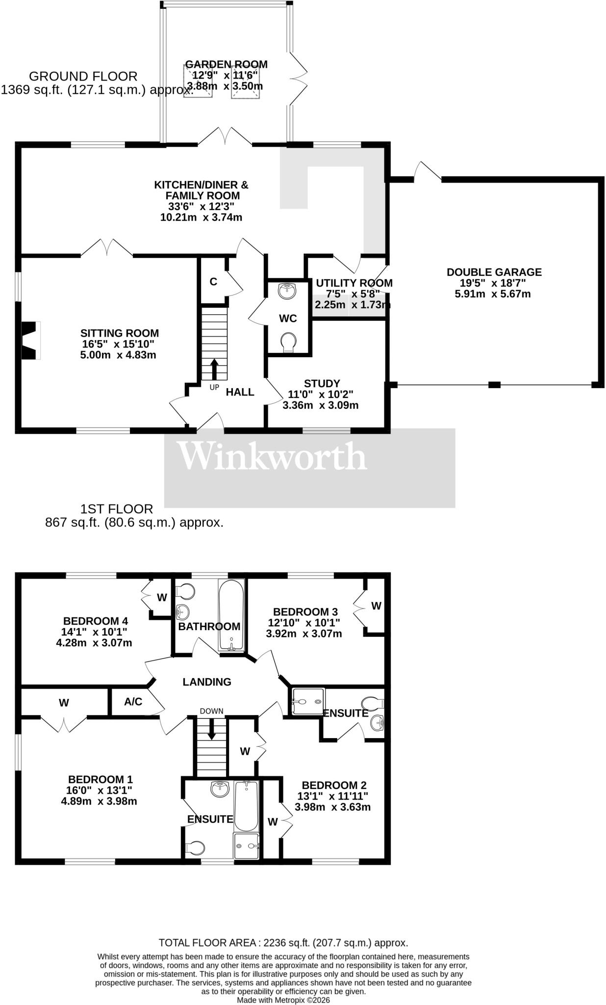 Meadows Drive, Mulbarton, Norwich, Norfolk, NR14 floorplan