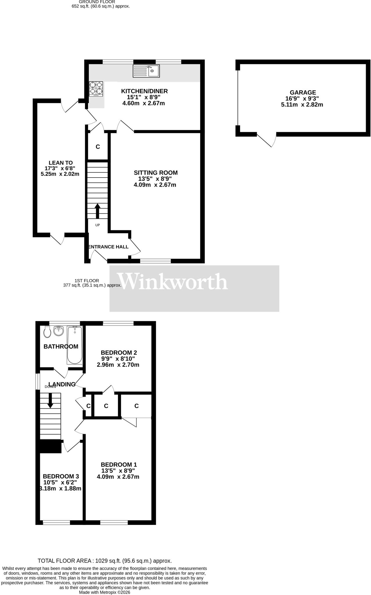 Pheasant Close, Mulbarton, Norwich, Norfolk, NR14 floorplan