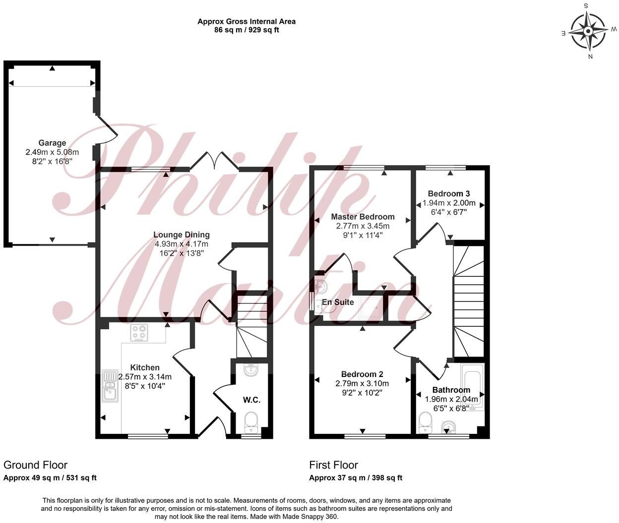 Fairfields, Probus floorplan