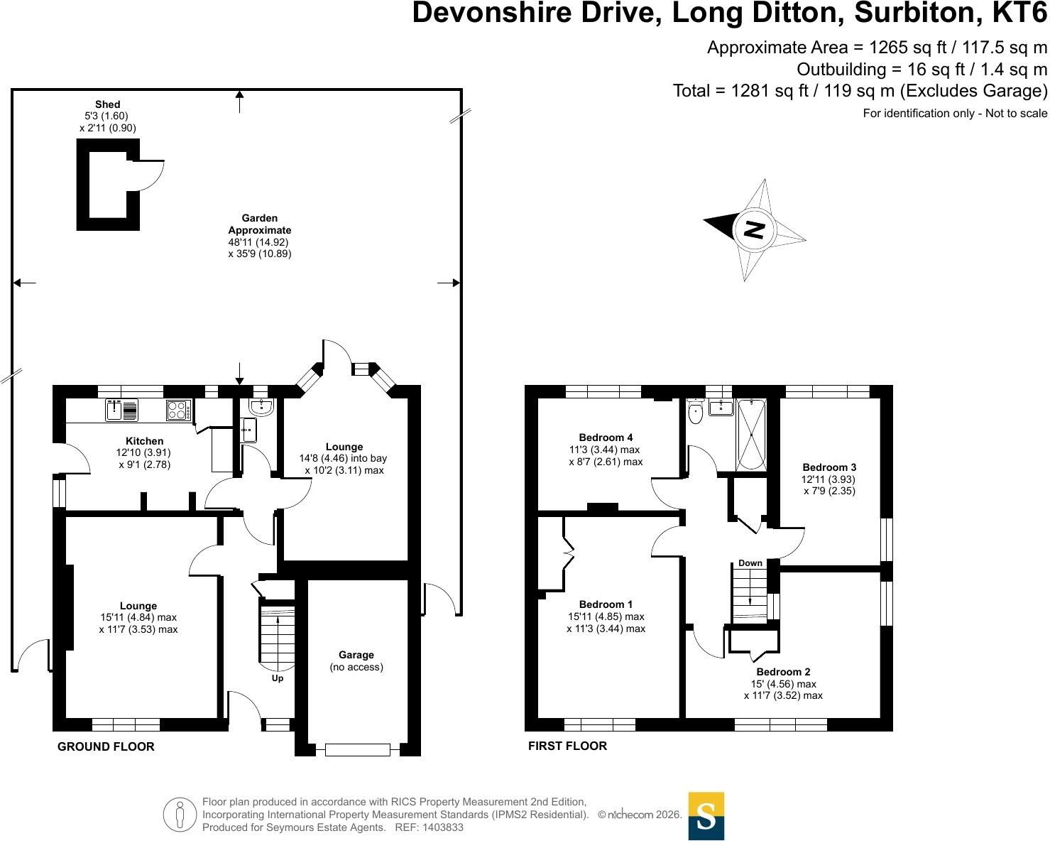 Devonshire Drive, Surbiton, KT6 floorplan