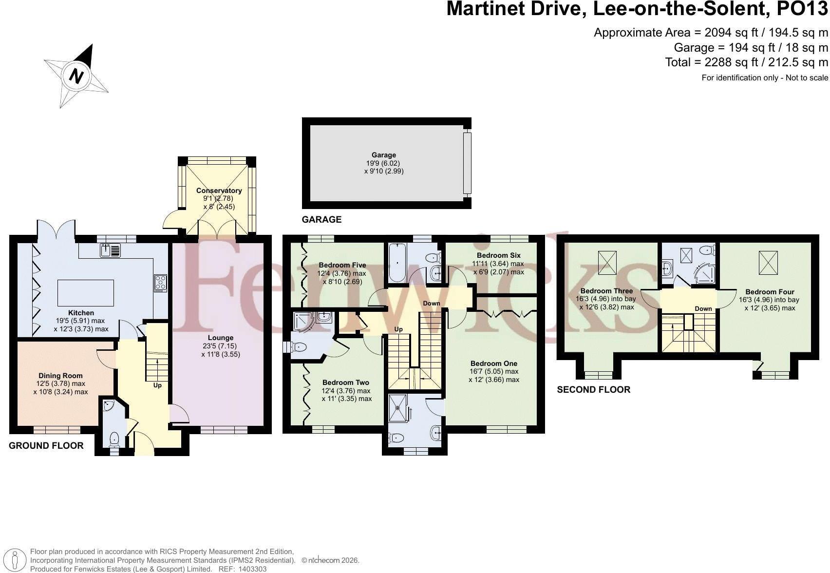 Martinet Drive, Lee-On-The-Solent, PO13 floorplan
