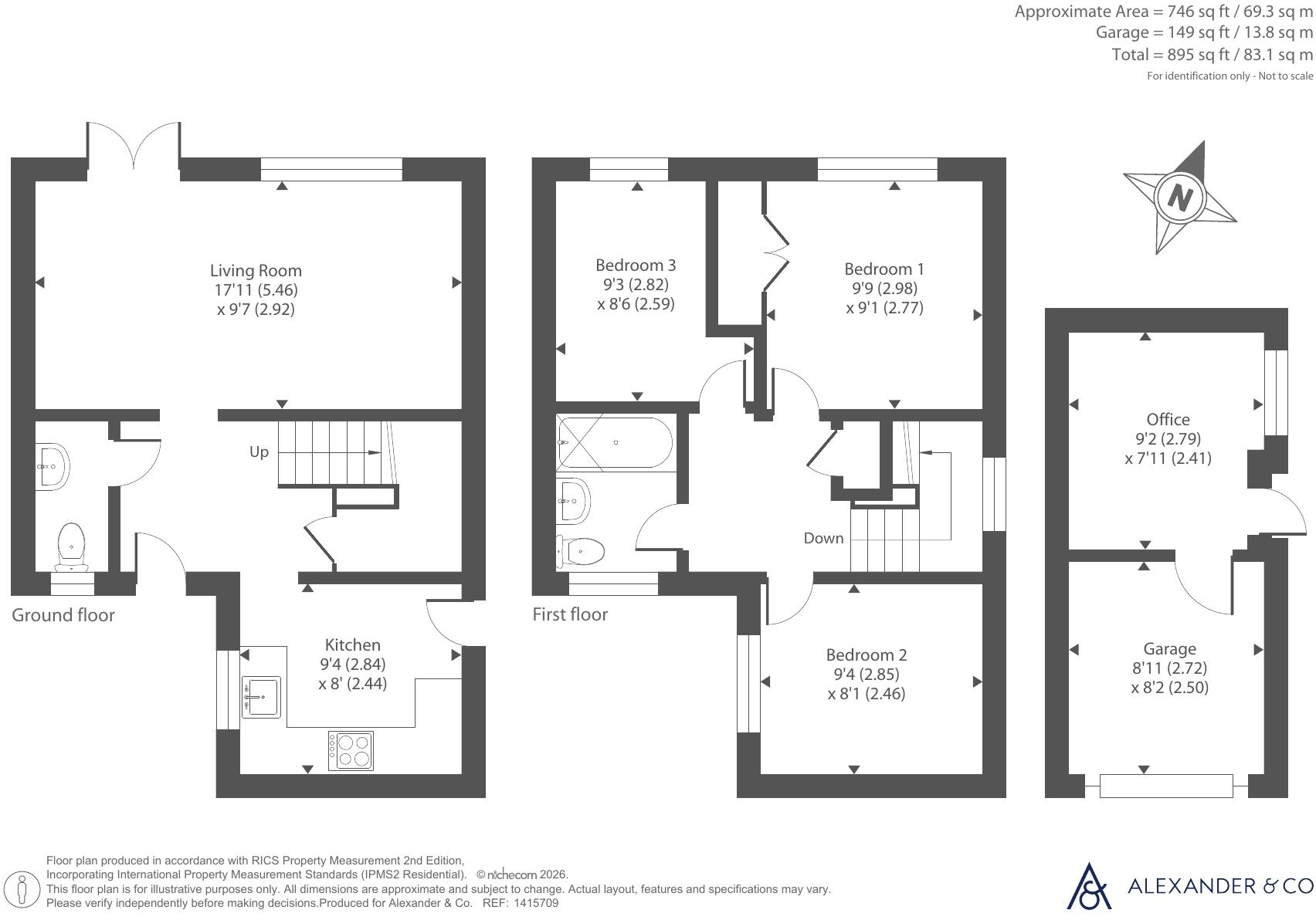 Sandy Road, Calvert, Buckingham floorplan