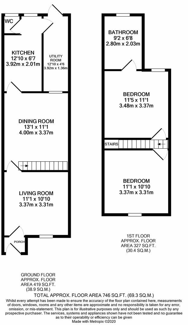 Loates Lane, Watford floorplan