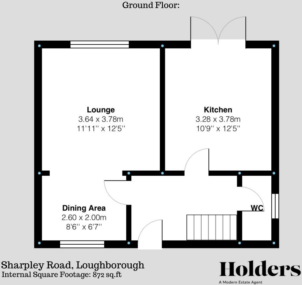 Sharpley Road, Loughborough floorplan
