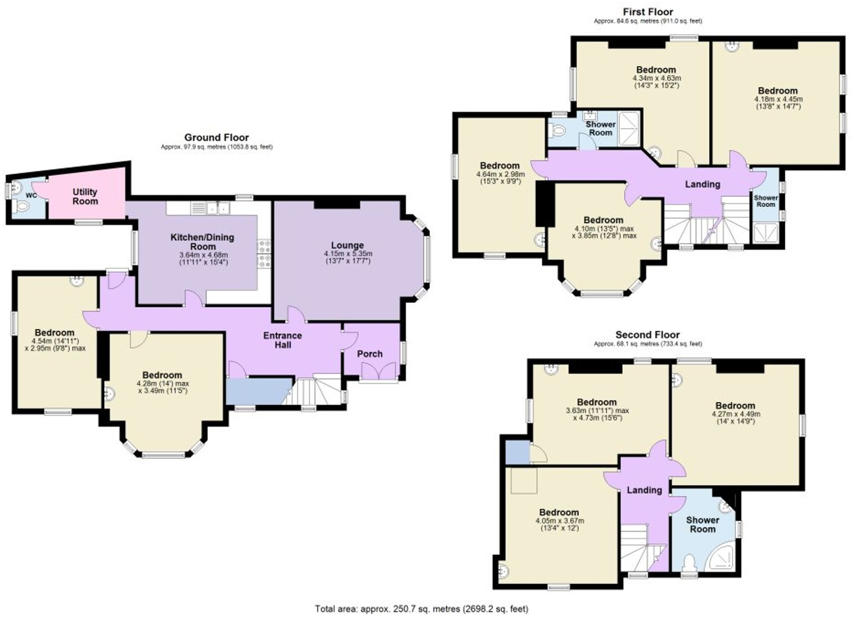 All Saints Street, Nottingham, NG7 floorplan