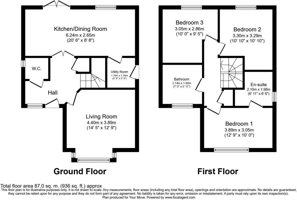 Grafham Drive, Waddington, Lincoln, Lincolnshire, LN5 floorplan
