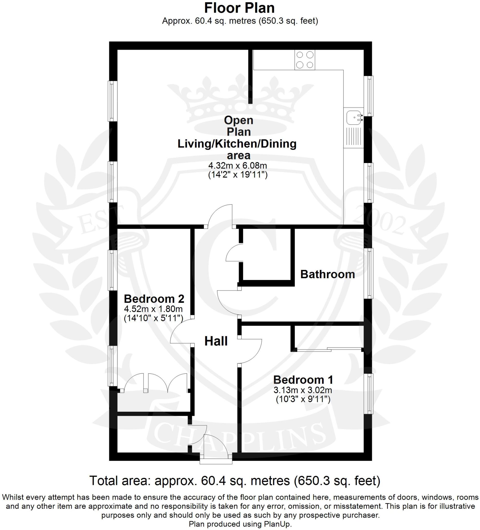 Samuel Mortimer Close, Fareham, Hampshire, PO15 floorplan